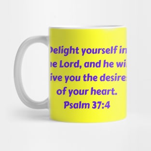 Bible Verse Psalm 37:4 Mug